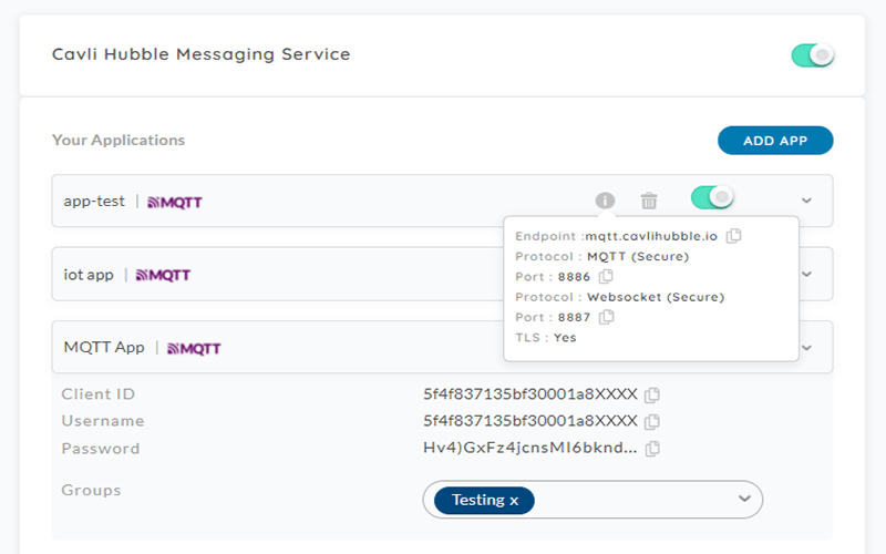 Hubble Messaging Service